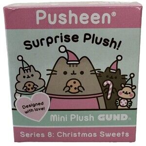 Gund Pusheen Series 8 Christmas Sweets Ornament Mystery Surprise Blind Plush